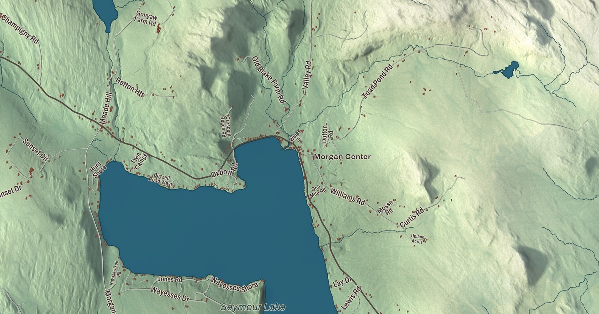 Map of Morgan, Vermont