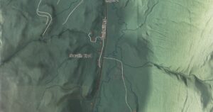 Close-up of the Mount Tabor, Vermont aerial map