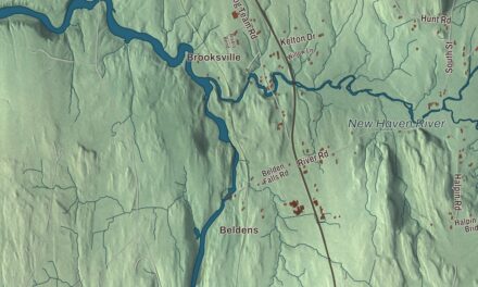 Map of New Haven, Vermont