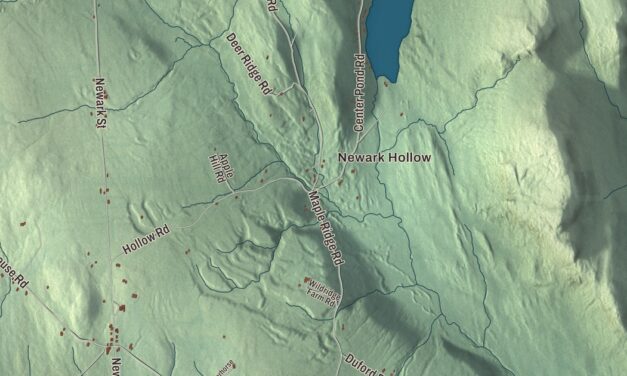 Map of Newark, Vermont