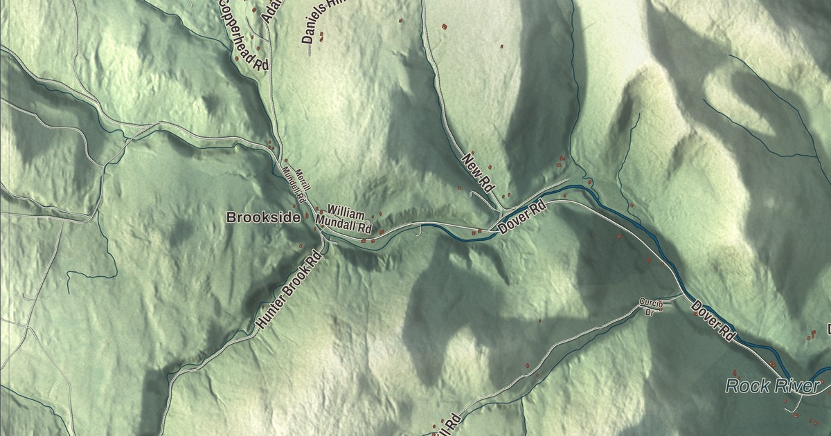 Map of Newfane, Vermont