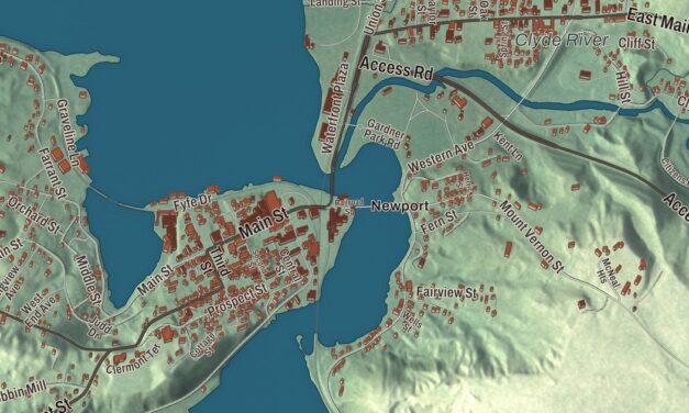 Map of Newport Town, Vermont