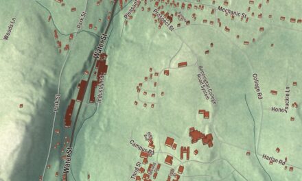 Map of North Bennington, Vermont