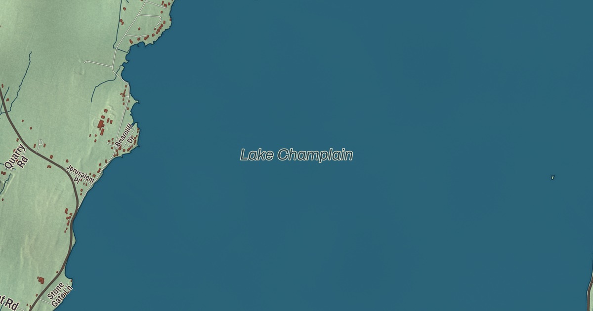 Map of North Hero, Vermont
