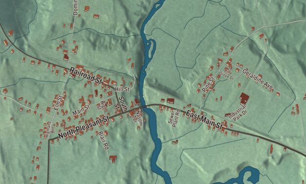 Map of North Troy, Vermont