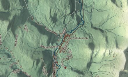 Map of Northfield, Vermont
