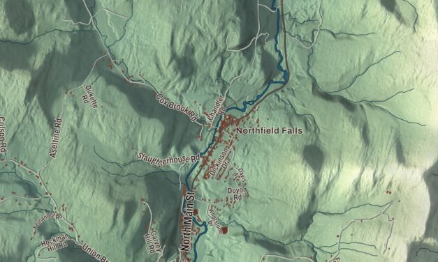 Map of Northfield, Vermont