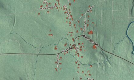 Map of Old Bennington, Vermont