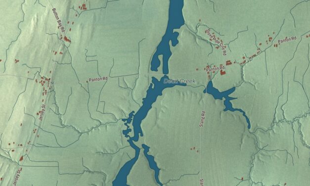 Map of Panton, Vermont