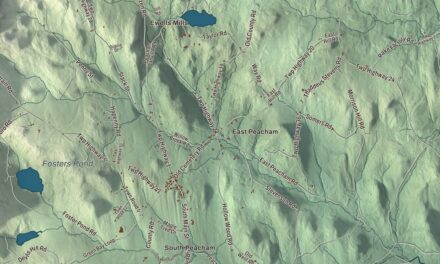 Map of Peacham, Vermont