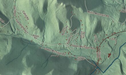 Map of Pittsfield, Vermont