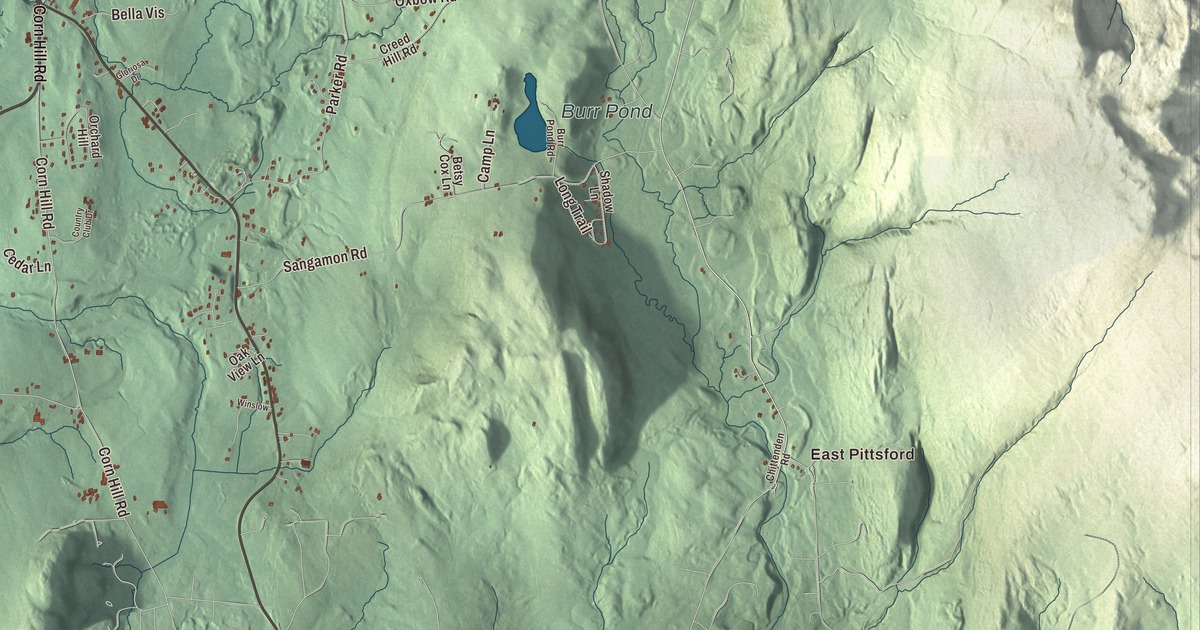 Map of Pittsford, Vermont