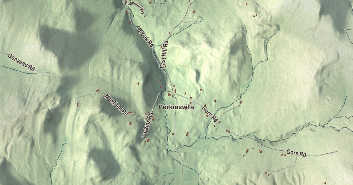 Map of Plainfield, Vermont