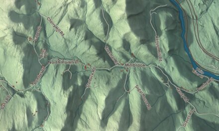 Map of Pomfret, Vermont