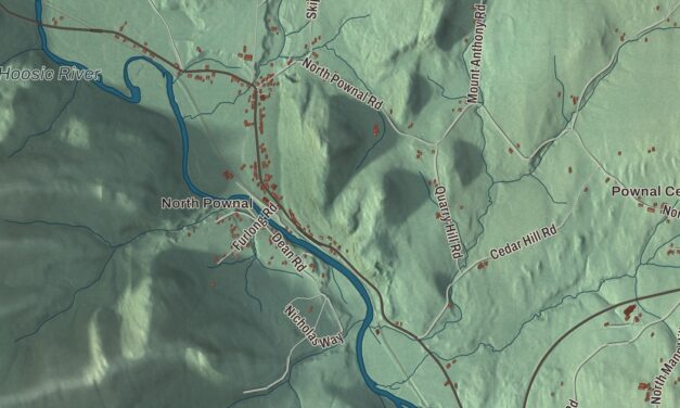 Map of Pownal, Vermont