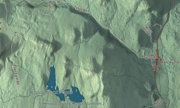 Map of Reading, Vermont