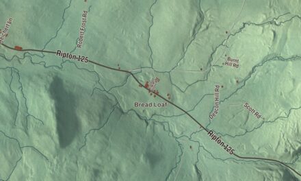 Map of Ripton, Vermont