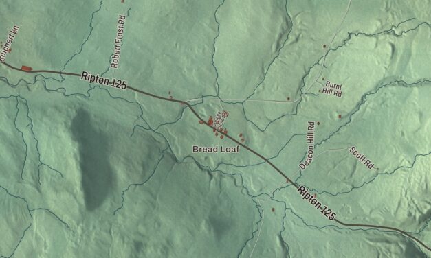 Map of Ripton, Vermont