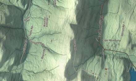 Map of Roxbury, Vermont