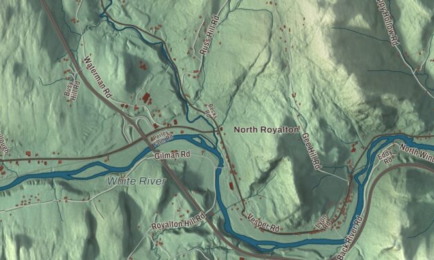 Map of Royalton, Vermont