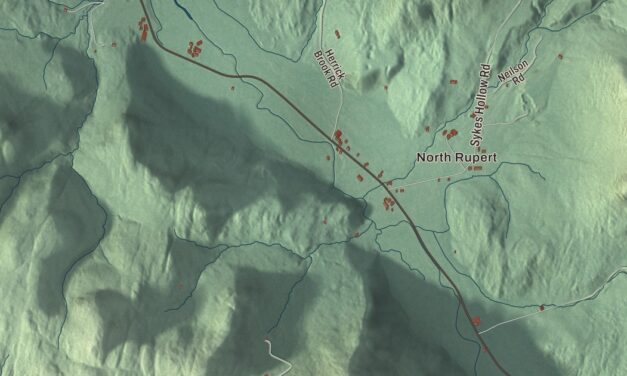 Map of Rupert, Vermont