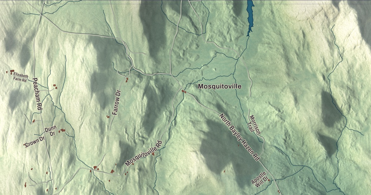 Map of Ryegate, Vermont