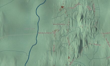 Map of Salisbury, Vermont
