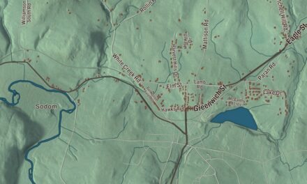 Map of Shaftsbury, Vermont