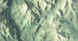 Close-up of the Sharon, Vermont aerial map