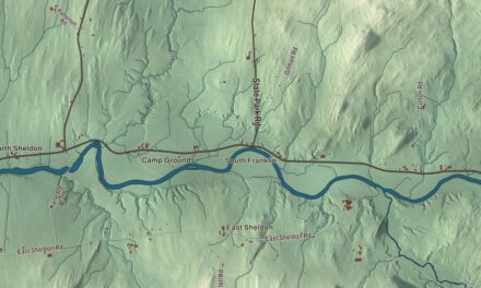 Map of Sheldon, Vermont