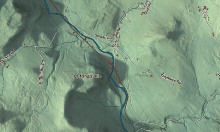 Map of Shrewsbury, Vermont