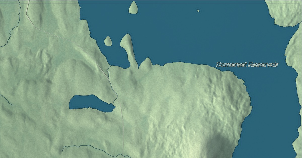 Map of Somerset, Vermont