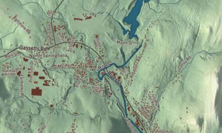 Map of Springfield, Vermont