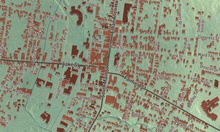Map of St. Albans City, Vermont