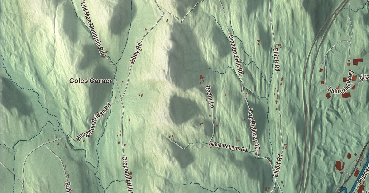 Map of St. Johnsbury, Vermont