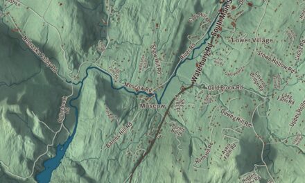 Map of Stowe, Vermont