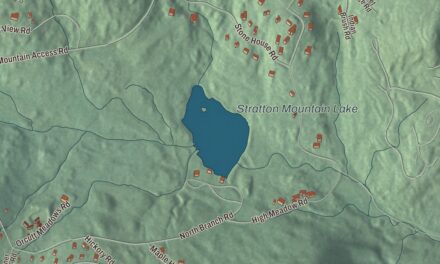 Map of Stratton Mountain, Vermont