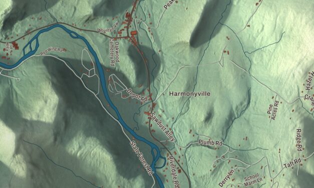 Map of Townshend, Vermont