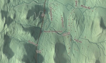 Map of Underhill, Vermont