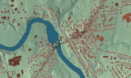 Map of Vergennes, Vermont