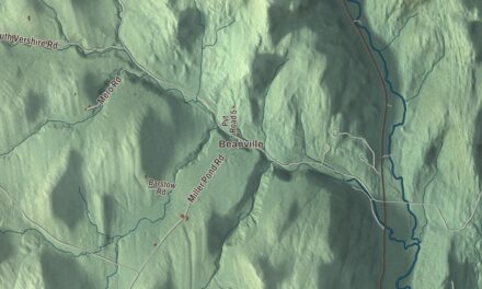 Map of Vershire, Vermont