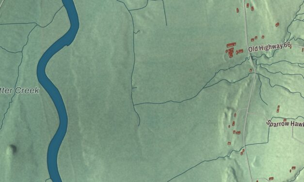 Map of Waltham, Vermont