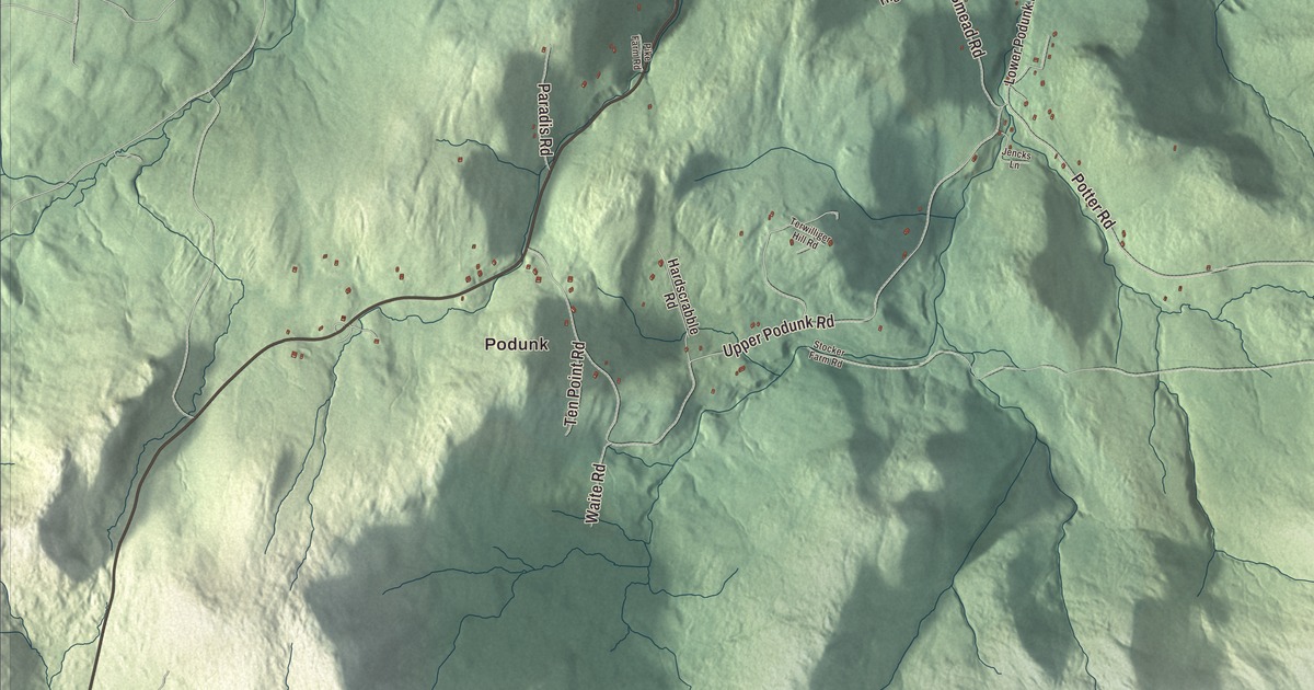 Map of Wardsboro, Vermont