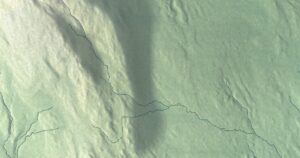 Close-up of the Warner's Grant, Vermont aerial map