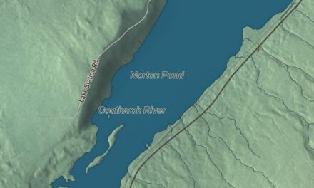 Map of Warren’s Gore, Vermont