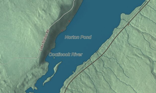 Map of Warren’s Gore, Vermont