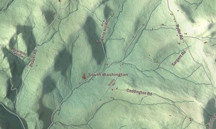 Map of Washington, Vermont