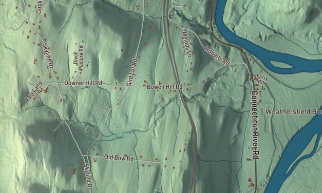 Map of Weathersfield, Vermont