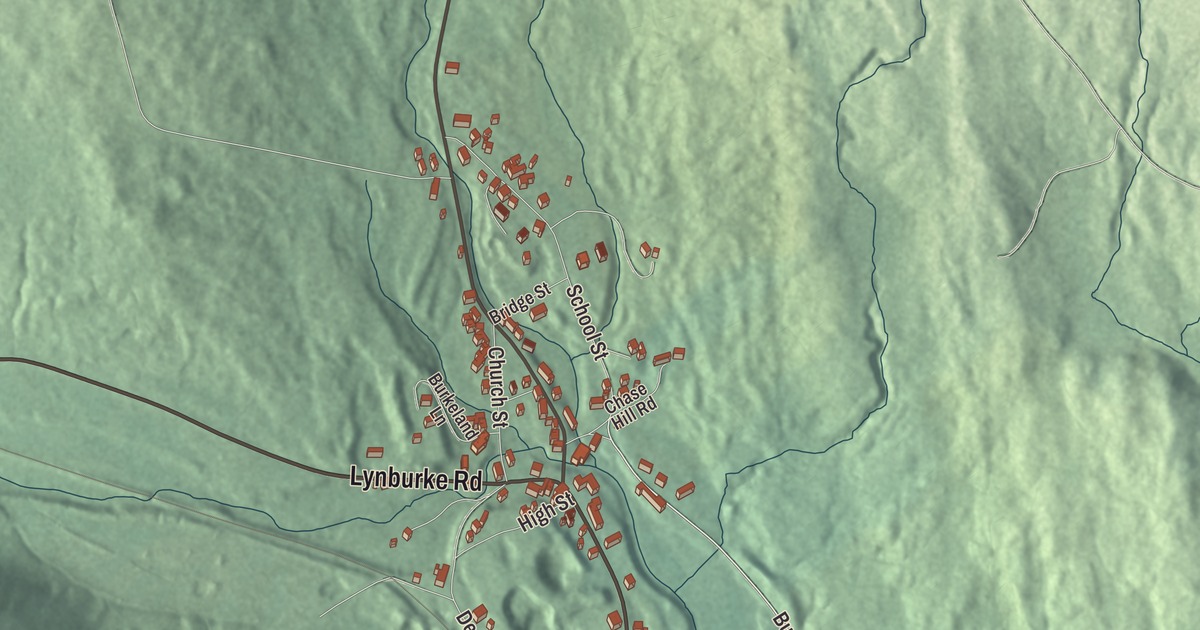 Map of West Burke, Vermont