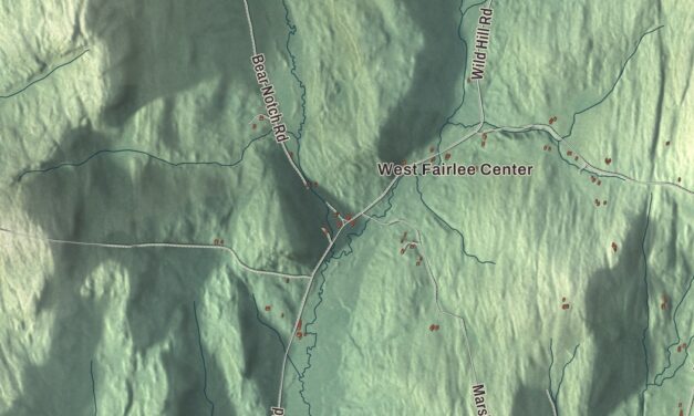 Map of West Fairlee, Vermont